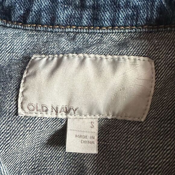 Old Navy Jean Jacket Button Down Womens Size Small - Picture 4 of 5